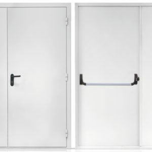 Противопожарная белая дверь / серия FRM55532